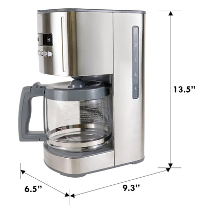 - Kenmore 12-Cup Drip Coffee Maker Machine | 1.8L | Programmable Filter Coffee Machine -