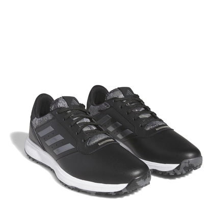 adidas Mens S2G SL Golf Shoes Black/Grey/Silv 8