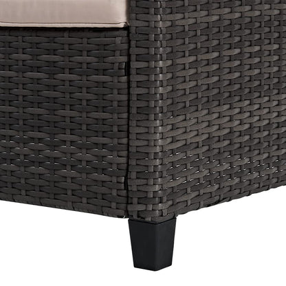 - Panana Rattan Furniture Set | 8 Seater Lounge Corner Sofa Set | Table Stool  -