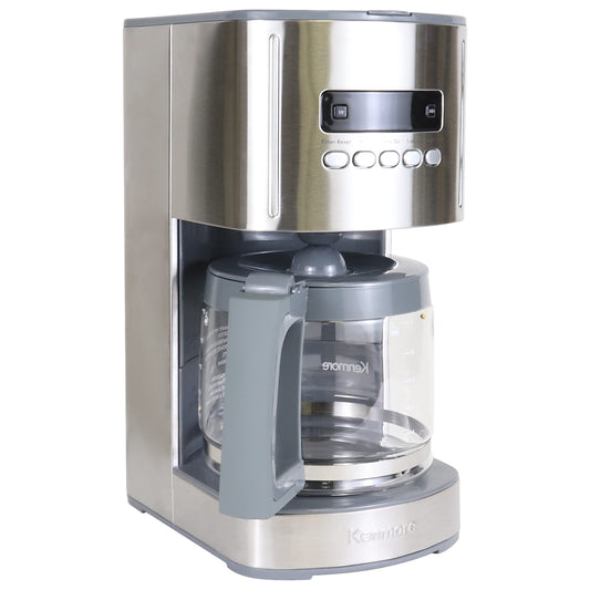 - Kenmore 12-Cup Drip Coffee Maker Machine | 1.8L | Programmable Filter Coffee Machine -