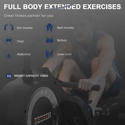 - Rowing Machine | Foldable Rowing Machine for home gym with LCD Monitor | 16 Level Magnetic Resistance for Full-body workout -