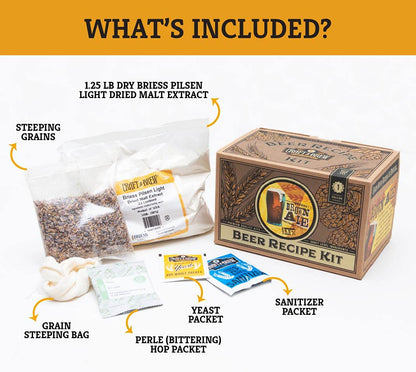 Craft A Brew Brown Ale Refill Recipe Kit; 1 Gallon; Ingredients for Home Brewing Beer