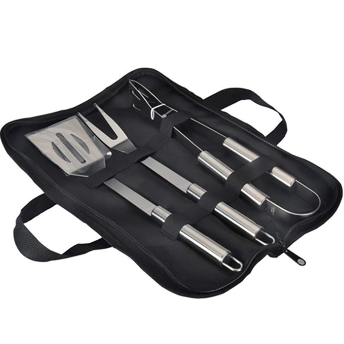 - GQC 3PCS BBQ Grill Tool Set | Stainless Steel Barbecue Grilling Utensils Kit with Carry Bag -