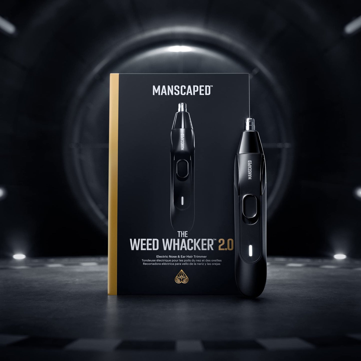 - MANSCAPED® Weed Whacker® 2.0 | Electric Nose & Ear Hair Trimmer –
