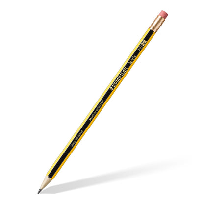 - STAEDTLER 122-2 | BK10 Noris Graphite Pencil with Eraser Tip | HB (Pack of 10) -