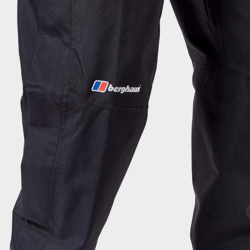Berghaus Men's Waterproof Maitland Gore-TEX Overtrousers, Waterproof Walking Trousers, Part of The DofE Recommended Kit List, Outdoors Clothing, Black, S