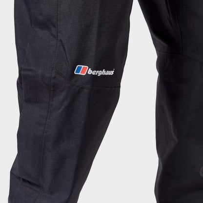 Berghaus Men's Waterproof Maitland Gore-TEX Overtrousers, Waterproof Walking Trousers, Part of The DofE Recommended Kit List, Outdoors Clothing, Black, S