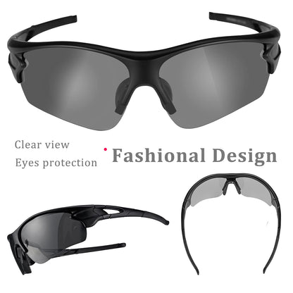 - ROCKBROS Photochromic Cycling Glasses|  3 in 1 Intelligence Lenses -