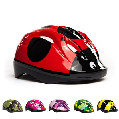 3StyleScooters SafetyMax - Kids Safety Bike Helmet - For Roller Skating/Skateboarding - For Kids Aged 3+ - EN1078 Safety Standard Approved - 2 Year UK Warranty Scooter Helmets - Ladybird