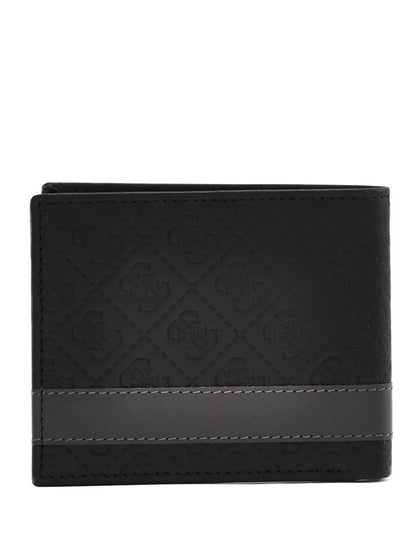 - GUESS Men's Leather Slim Bifold Wallet | Leather Slim Bifold Wallet -