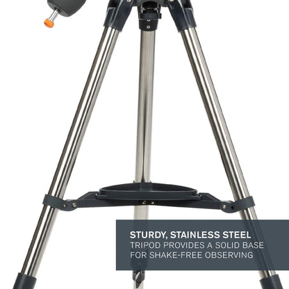 Celestron 31042 AstroMaster 114EQ Newtonian Reflector Telescope, Dark Blue