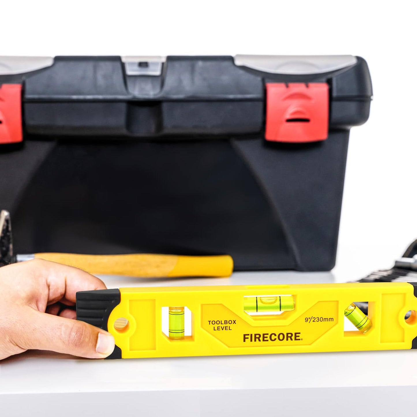 - Spirit Level | Firecore Small Spirit Level | Level Tool | Magnet Torpedo Level with 3 Bubble -