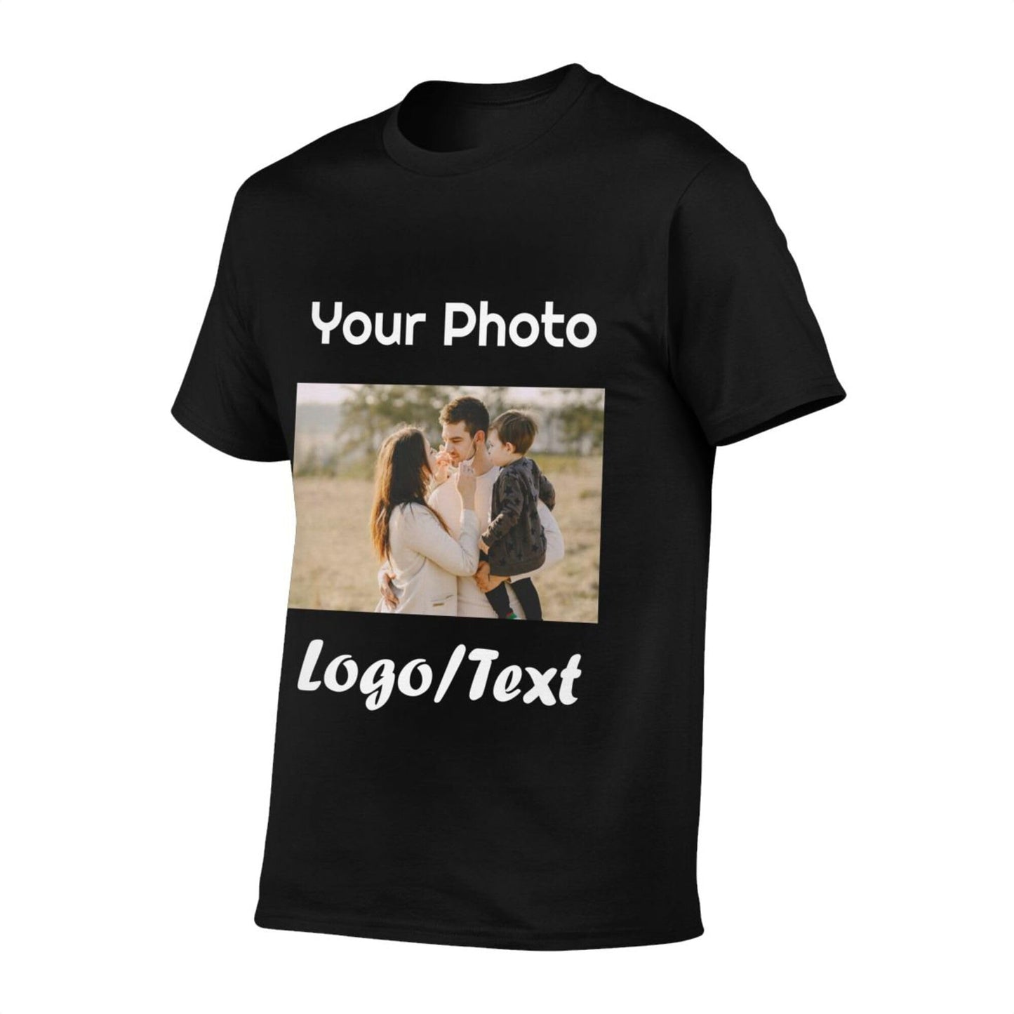 - Personalised T-Shirts for Men | Customised Short Sleeve Tee Shirts with Photo/Logo -