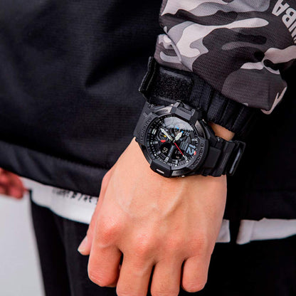 Casio Mens Analogue-Digital Quartz Watch with Resin Strap GA-1100-1A1ER