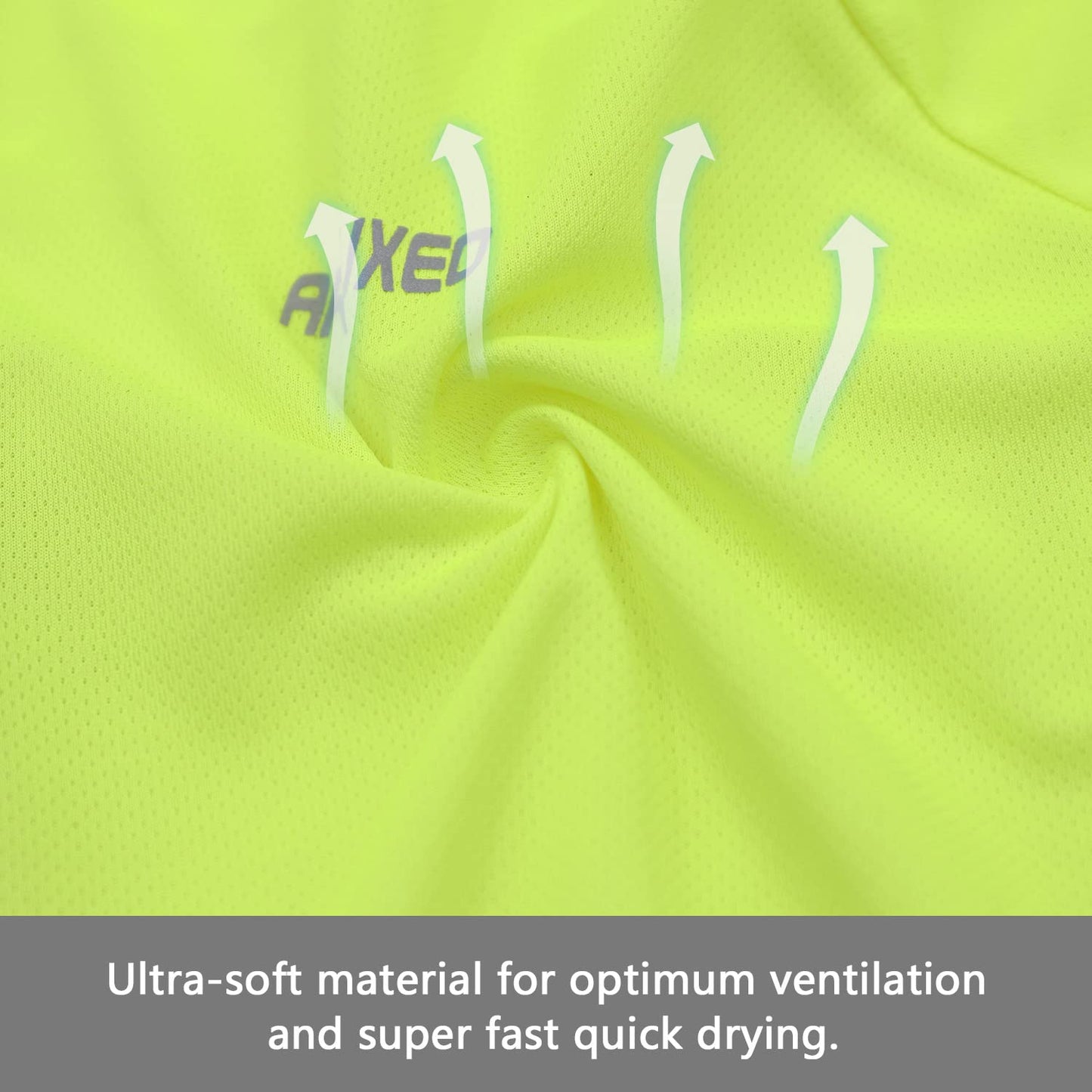 ARSUXEO Men's Cycling Jersey Long Sleeve Cycling Top with 3 Deep Pockets 6030 Green L