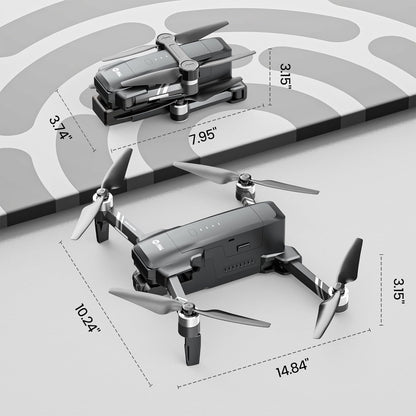 - Holy Stone HS600 2-Axis Gimbal Drones | 4K EIS Camera | 2 Batteries 56-Min Flight Time -