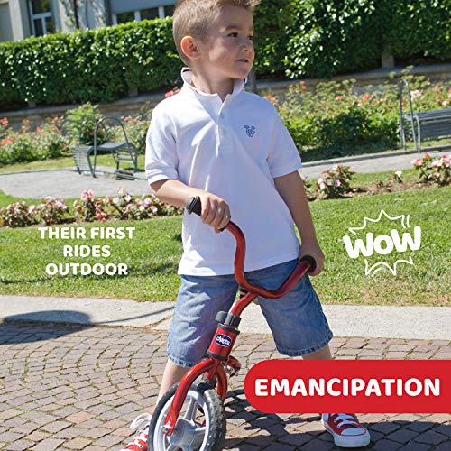 Chicco Red Bullet Balance Bike | First Bike, Anti-Puncture Wheels, up to 25kg, 18 months +