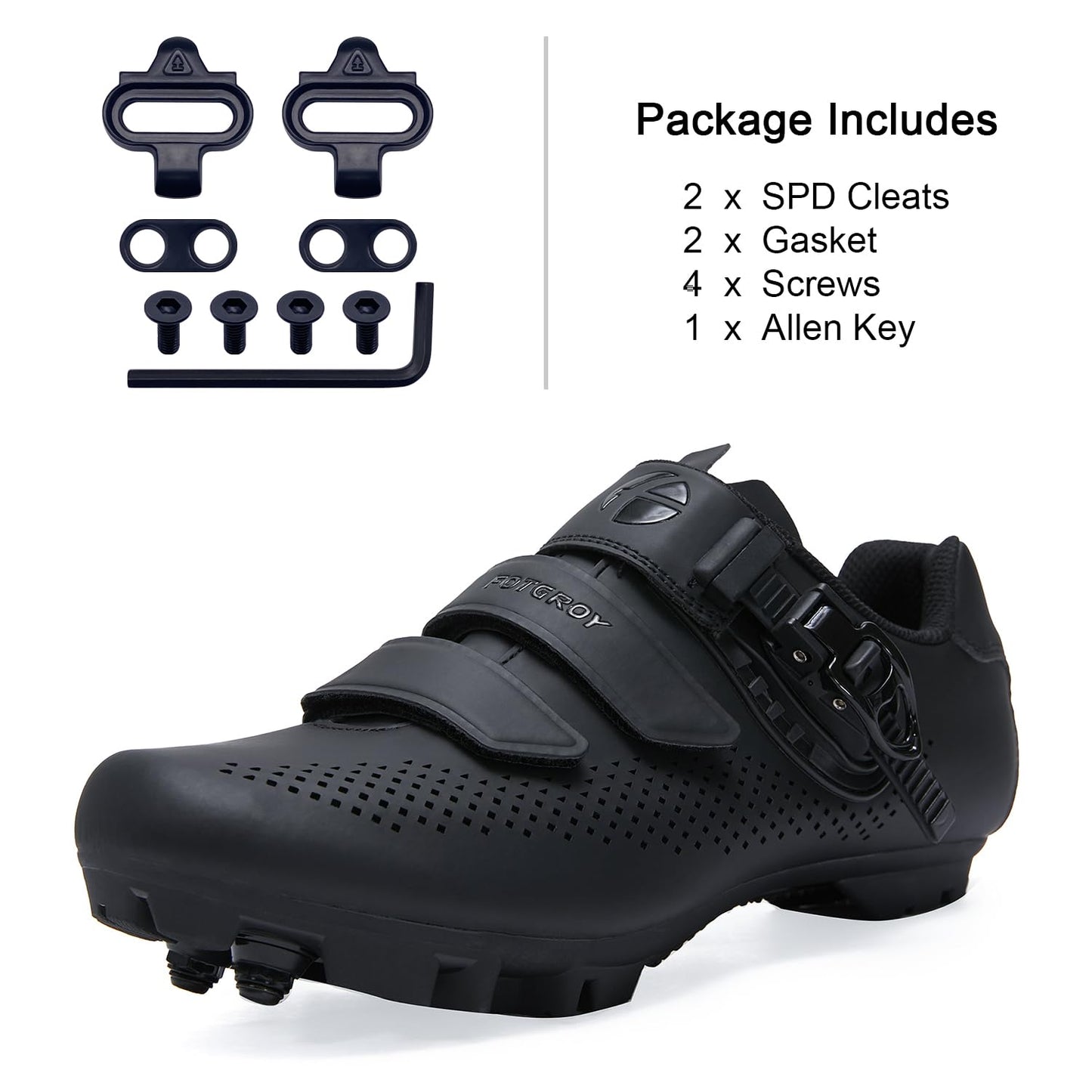 - FOTGOAT Mens Mountain Bike Cycling Shoes -