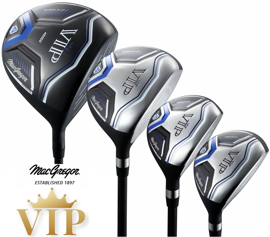 - MacGregor VIP Cart Bag | Steel Package Set | New 2023 Golf Set 12 Clubs | You Will Receive an Umbrella & Society Tee Pack Worth £29.00 FREE -