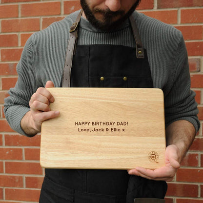 - eBuyGB Personalised Chopping Board | Head Chef Design | Cutting Board -