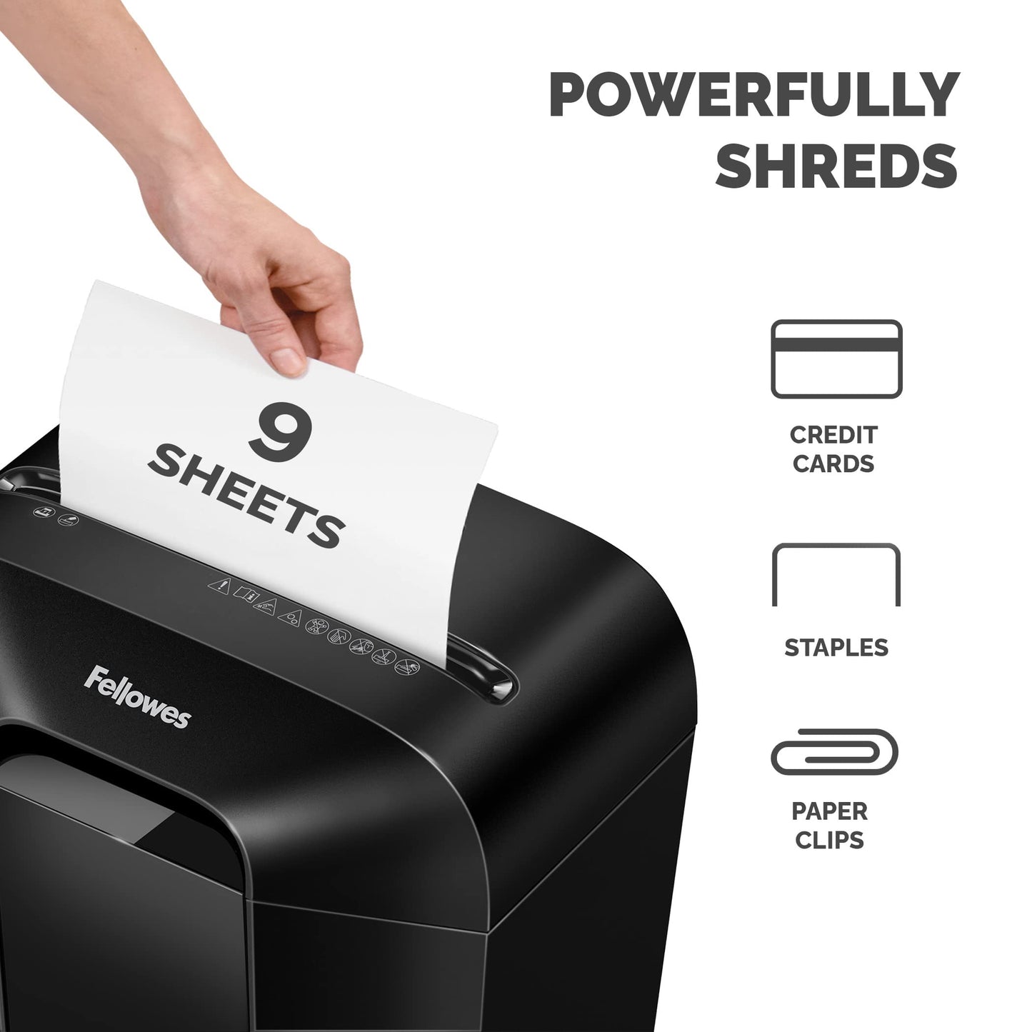 - Fellowes Paper Shredder for Home Office Use | 9 Sheet Cross Cut Shredders Home Use -