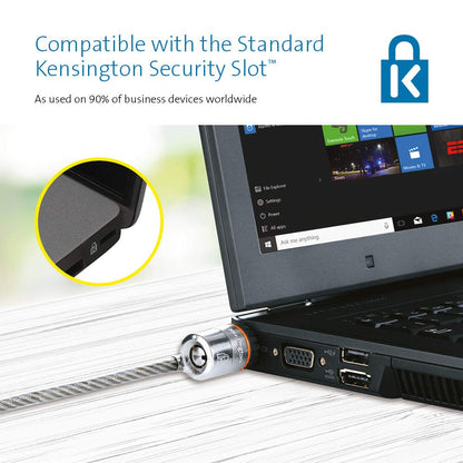 - Kensington Laptop Lock | MicroSaver Keyed Laptop Lock | High-Carbon, Cut-Resistant Cable -