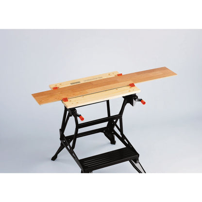 BLACK+DECKER Workmate, Work Bench Tool Stand Saw Horse , Dual Height with Heavy Duty Steel Frame, WM536