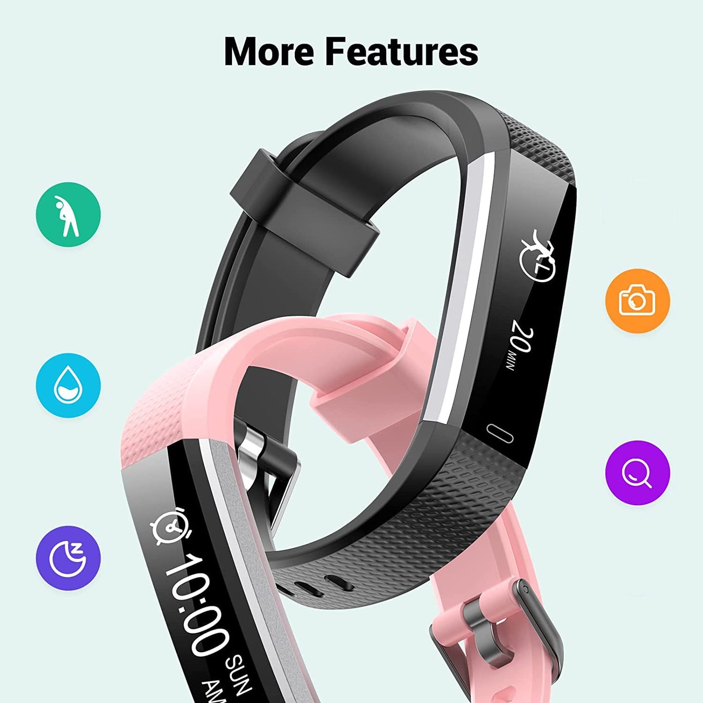- Runlio Fitness Tracker | Sleep Monitor |Activity Tracker | Step and Calories Counter -