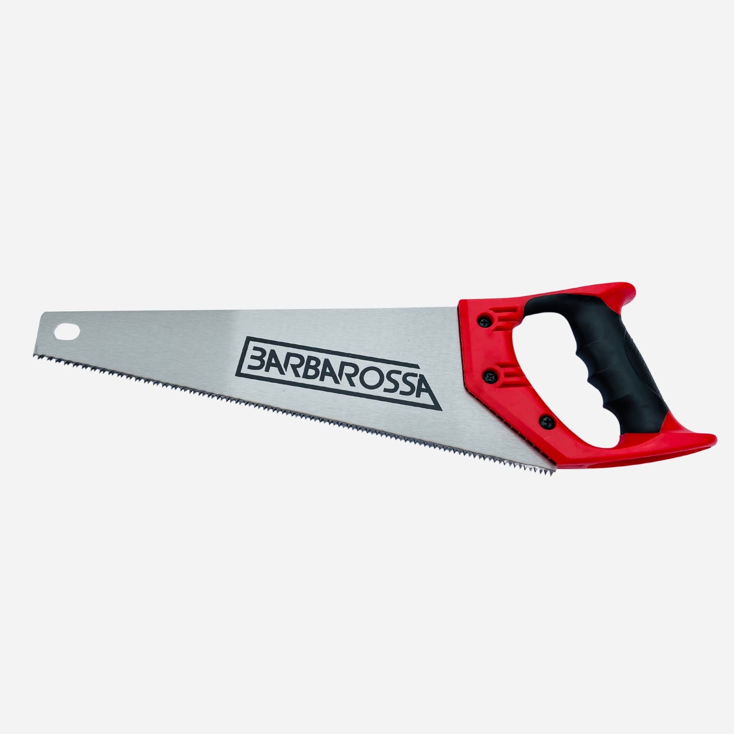 Barbarossa Pro Hand Saw, Perfect for 1st Fix Heavy Duty Sawing, Trimming, Gardening, Wood Cutting, Plastic, Made from Carbon steel with 8 TPI / 9 points, ABS plastic soft Grip handle (14" / 350mm)