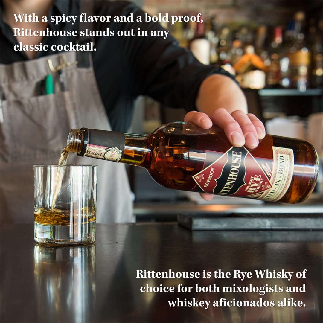 - Rittenhouse Straight Rye Whisky | Bottled-In-Bond | 70cl | 50% ABV -