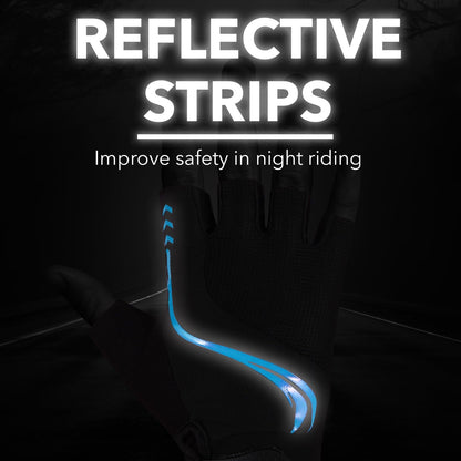 - WESTWOOD FOX Cycling Gloves for Men Women, Breathable Half Finger Mountain Bike