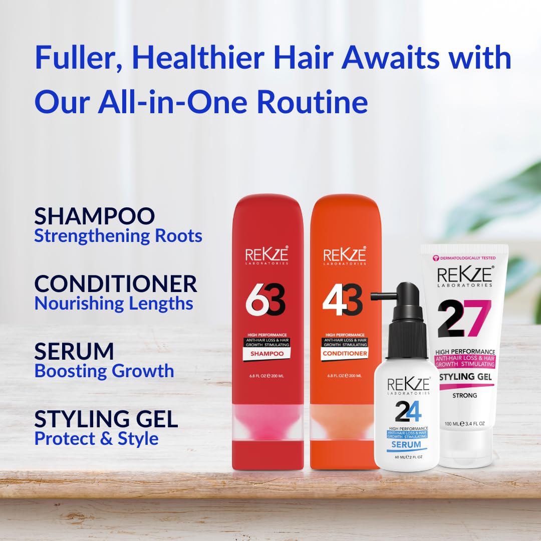 - REKZE 63 Hair Growth Shampoo | Clinically Proven -