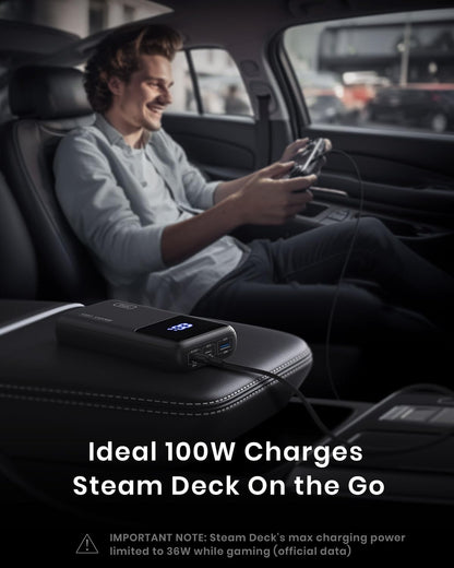 - INIU Power Bank | 100W 25000mAh Portable Charger | Fast Charging USB C Input & Output -