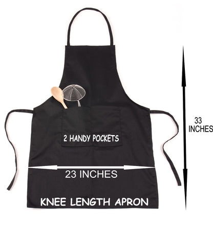 - Print4U Apron | Personalised Welcome To Mike's BBQ & Grill | Black -