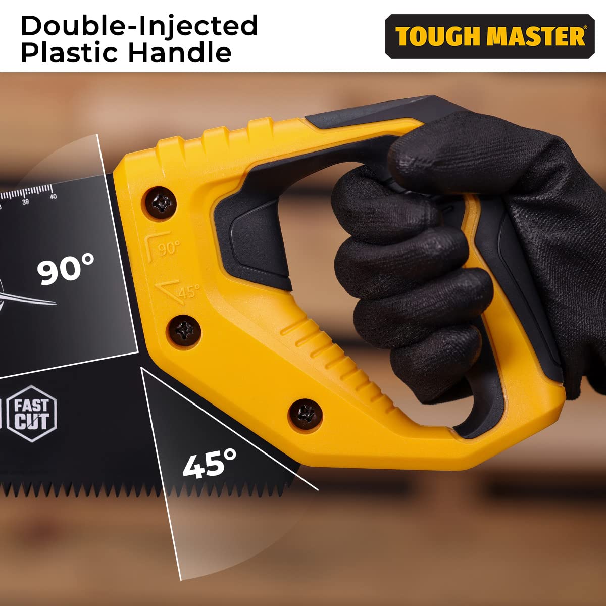 - TOUGH MASTER Hand Saw 500mm |  7TPI Comfortable Non-Slip Handle -