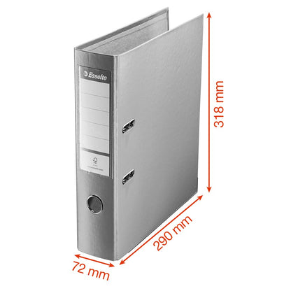 - Esselte A4 Lever Arch File | 3-Pack | 550 Sheets Capacity | Durable PP Plastic Cover -