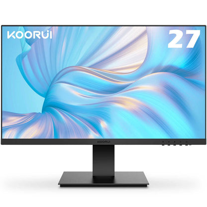- KOORUI 27 Inch FHD Monitor | Computer Monitor | (1080P, 75HZ, HDMI+VGA, 99% SRGB, 5ms Response, Eye Care) -
