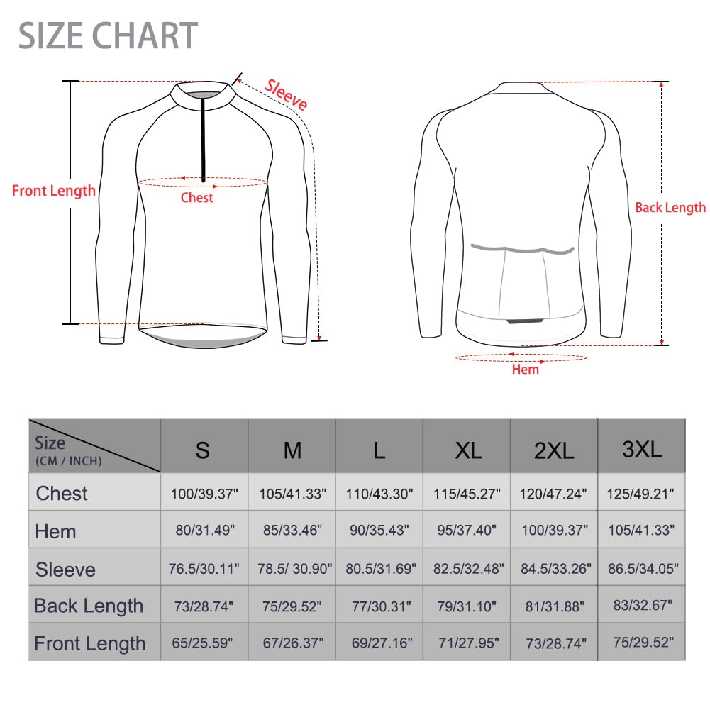 - MEETWEE Men's Cycling Jersey | Long Sleeve Cycle Tops Riding -