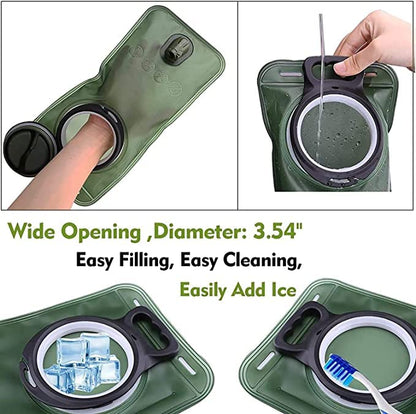 - Hydration Bladder 2 Liter Leak Proof Water Reservoir | Military Water Storage Bladder Bag -