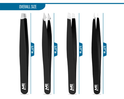 - ME MAXEQUIP Tweezers | Tweezers for Ingrown Hair Tweezers (4 Pcs) -