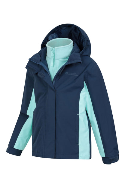 - Mountain Warehouse Lightning 3 in 1 Kids Waterproof Jacket -