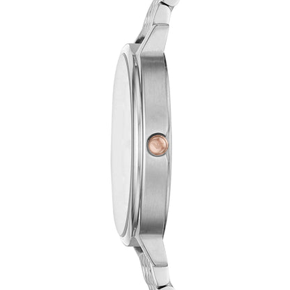 - Emporio Armani Watch for Women | Two Hand Movement | 32 mm Silver Stainless Steel Case with a Stainless Steel Strap | AR80023 -
