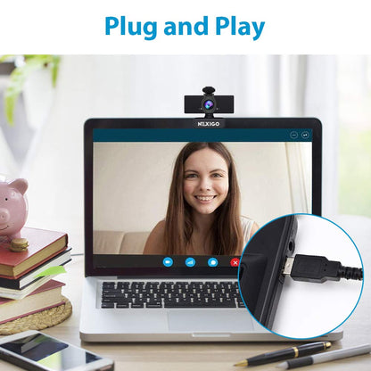 - NexiGo | Webcam with Microphone | Conferencing and Video Calling -
