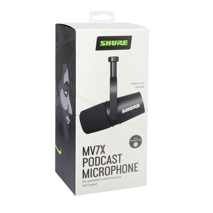 - Shure MV7X XLR Podcast Microphone | Pro Quality Dynamic Mic for Podcasting & Vocal Recording | Black -