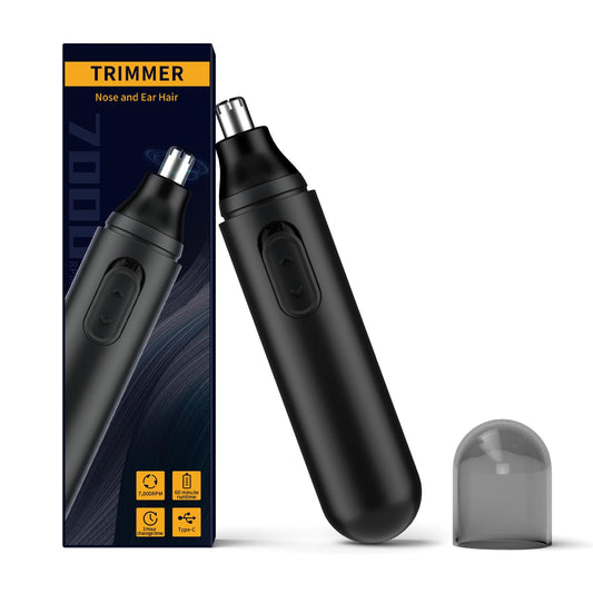 - Ear and Nose Hair Trimmer for Men | Painless USB Rechargeable Nose Hair Trimmer -