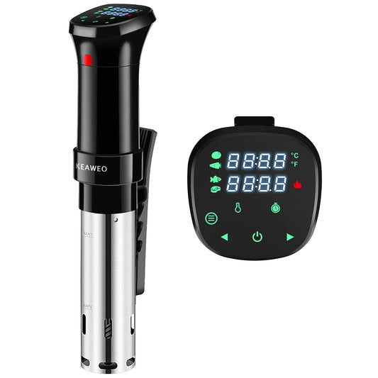 - KEAWEO Sous Vide Machine | Timer Control, Fast Heating, Stainless Steel, Quiet, Sou Vide Cooker -