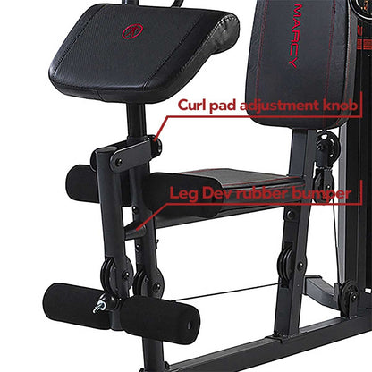 - Marcy Eclipse HG3000 Compact Home Gym with Weight Stack | 68 kg -