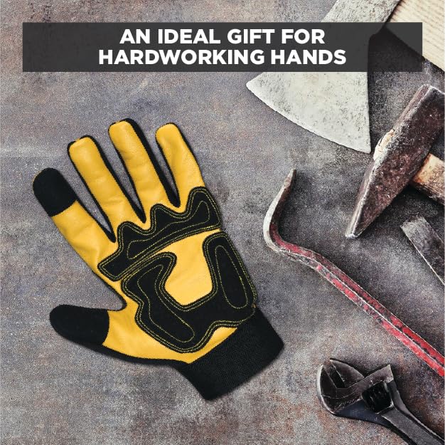 -  WORKMAXX Gardening Working Gloves Garden Thorn Proof Flexible Heavy Duty