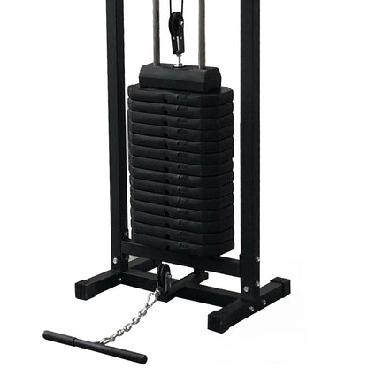 - GYM MASTER 180kg Cable Crossover Machine | Upgraded Swivel Pulleys and Pull Up Chinning Bar -