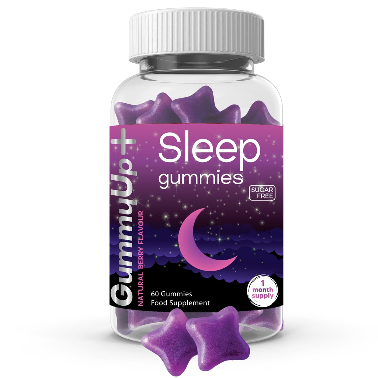 - Sugar Free Sleep Gummies x 60 | with Griffonia Seed Extract | Natural Berry Flavoured -